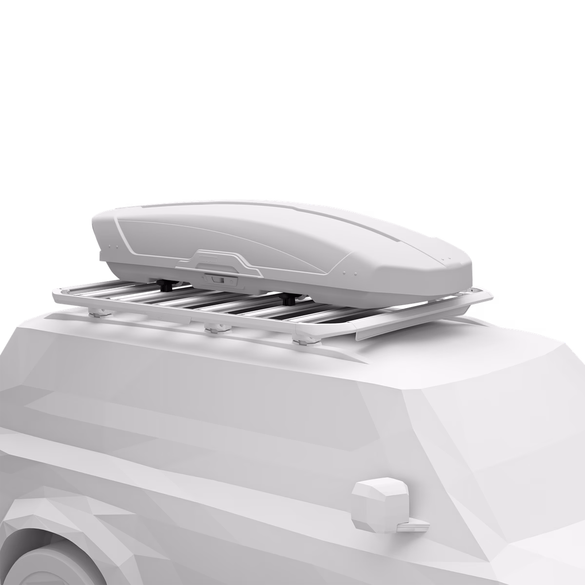 Thule Caprock Cargo Box Kit - Universal Roof Platform Cargo Box Mounting Kit - Image 2
